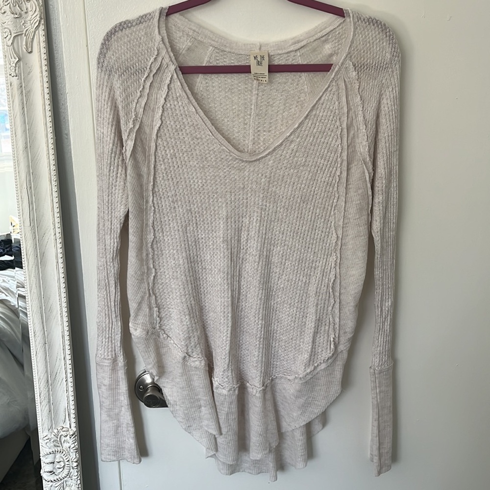 Free People thermal/long sleeve top